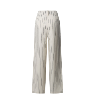 Pepe Jeans Pantaln ancho Herly blanco