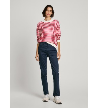 Pepe Jeans Tessa slim bukser navy