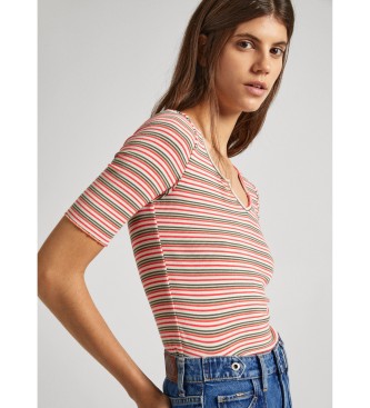Pepe Jeans T-shirt korte mouw Holly rood