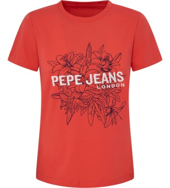 Pepe Jeans Camiseta Ines rojo