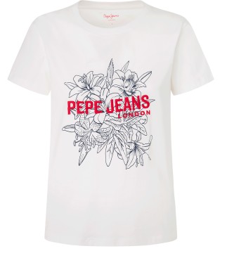 Pepe Jeans T-shirt Ines blanc