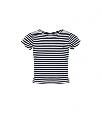 Pepe Jeans T-shirt Inma a righe bianche e nere