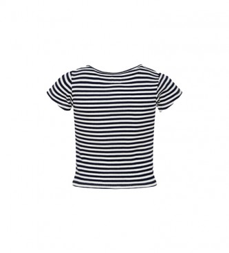Pepe Jeans T-shirt Inma a righe bianche e nere