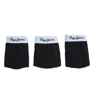 Pepe Jeans Pack 3 boxers Isaac noir