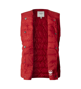 Pepe Jeans Gilet Jane rouge