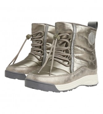 Pepe Jeans Srebrne buty Jarvis Trace Boots