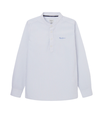 Pepe Jeans Chemise Jasper blanc, bleu