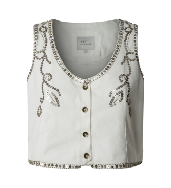 Pepe Jeans Gilet Jayden blanc