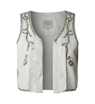 Pepe Jeans Gilet Jayden blanc