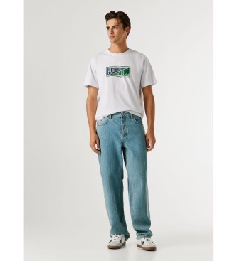 Pepe Jeans Jeans a righe blu larghi e affusolati Helix