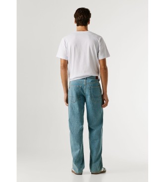 Pepe Jeans Jeans a righe blu larghi e affusolati Helix