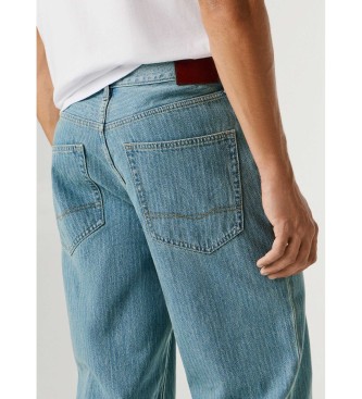 Pepe Jeans Jeans a righe blu larghi e affusolati Helix