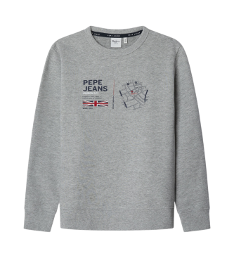 Pepe Jeans Trui Jenson grijs