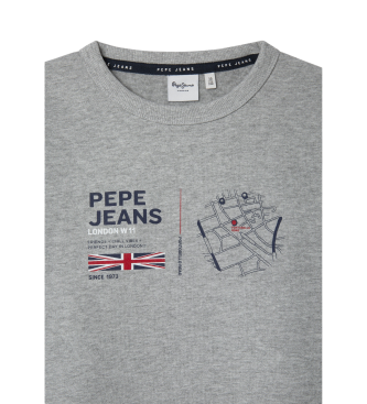 Pepe Jeans Trui Jenson grijs