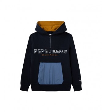 Pepe Jeans Joe retro sweatshirt navy blue