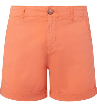 Pepe Jeans Junie oranžne kratke hlače