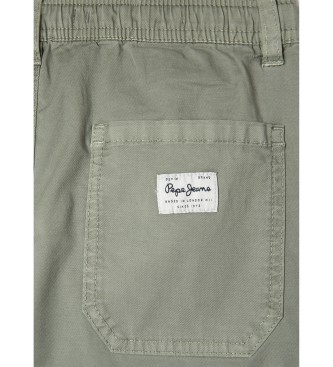 Pepe Jeans Redne hlače Comfort zelene