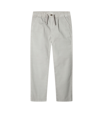 Pepe Jeans Proste spodnie w kolorze szarym