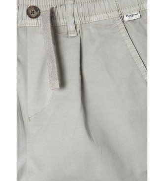 Pepe Jeans Proste spodnie w kolorze szarym