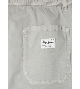 Pepe Jeans Proste spodnie w kolorze szarym