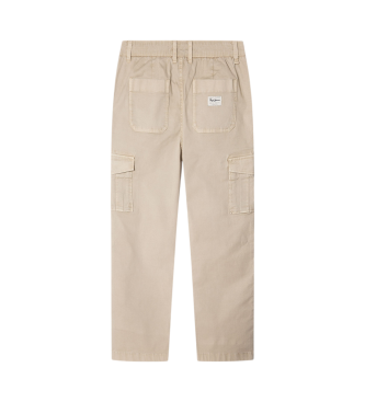 Pepe Jeans Relax Cargo beige trousers