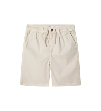 Pepe Jeans Bermuda Relaxed vit ecru