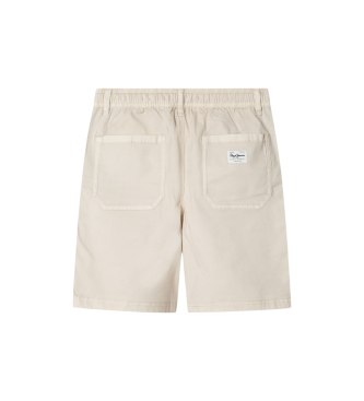 Pepe Jeans Bermuda Relaxed vit ecru