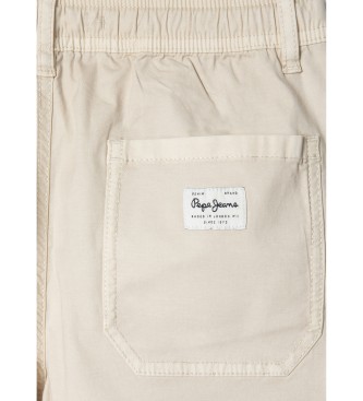 Pepe Jeans Bermuda Relaxed vit ecru