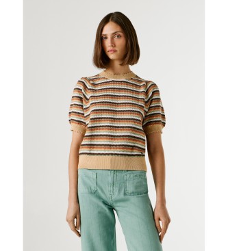 Pepe Jeans Maglione beige Kamia Lurex