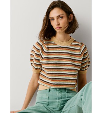 Pepe Jeans Maglione beige Kamia Lurex