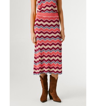 Pepe Jeans Saia Kasha cor-de-rosa