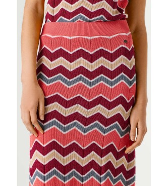 Pepe Jeans Saia Kasha cor-de-rosa