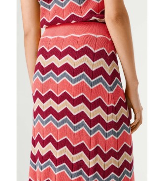 Pepe Jeans Saia Kasha cor-de-rosa