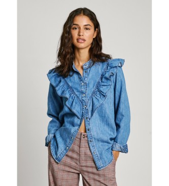 Pepe Jeans Camicia blu Katia