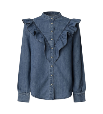 Pepe Jeans Chemise bleue Katia