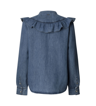 Pepe Jeans Chemise bleue Katia