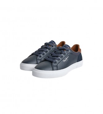 Pepe Jeans Kenton Court B Lderskor marinbl