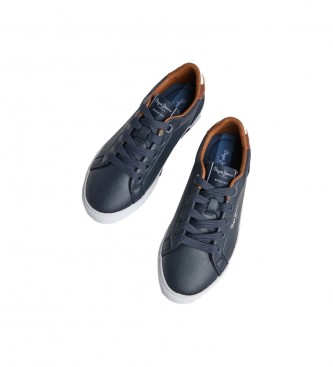 Pepe Jeans Kenton Court B Lderskor marinbl