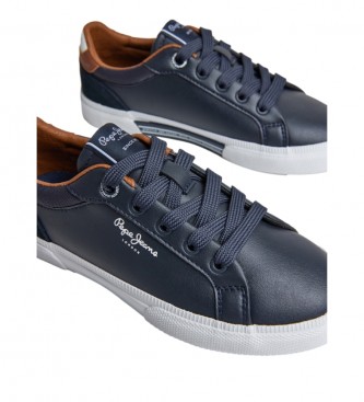 Pepe Jeans Kenton Court B Leather Sneakers navy