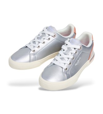 Pepe Jeans Turnschuhe Kenton Galactic silber