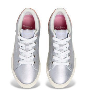 Pepe Jeans Turnschuhe Kenton Galactic silber
