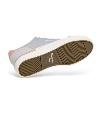 Pepe Jeans Turnschuhe Kenton Galactic silber