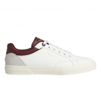 Pepe Jeans Kenton Journey M Leather Sneakers branco