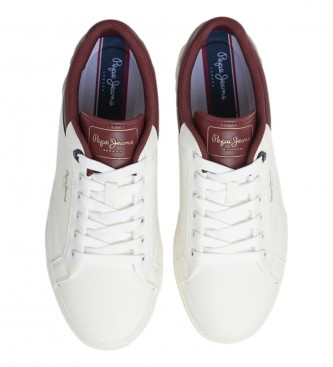 Pepe Jeans Kenton Journey M Leather Sneakers branco