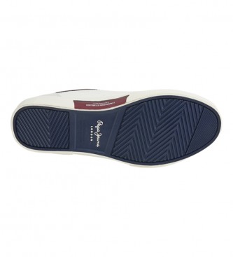 Pepe Jeans Kenton Journey M Leather Sneakers branco