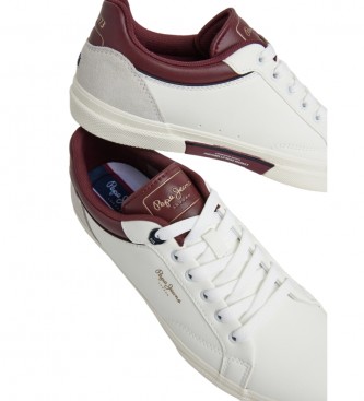 Pepe Jeans Kenton Journey M Leather Sneakers branco