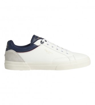 Pepe Jeans Zapatillas de Piel Kenton Journey M blanco