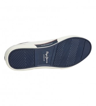 Pepe Jeans Kenton Journey M Leren Sneakers wit