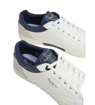 Pepe Jeans Kenton Journey M Leather Sneakers branco