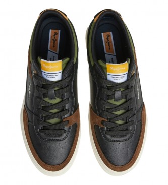 Pepe Jeans Kenton Masterlow Leather Sneakers black